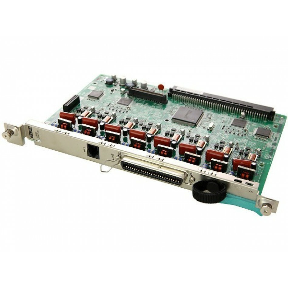 Panasonic KX-TDA1180 kartica za proširenje za 8 analognih ulaznih linija sa identifikacijom poziva. Kompatibilna sa telefonskom centralom KX-TDA100DCP