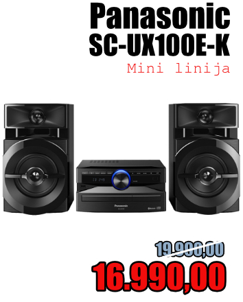 Panasonic SC-UX100E-K Mini linija