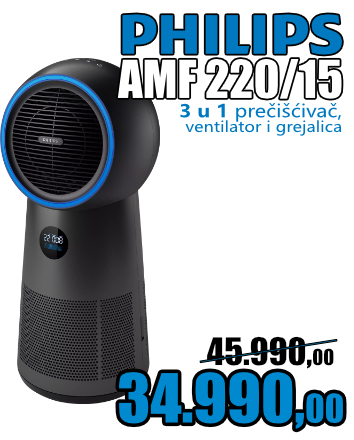 Philips AMF 220/15 -  3 u 1 prečišćivač, ventilator i grejalica